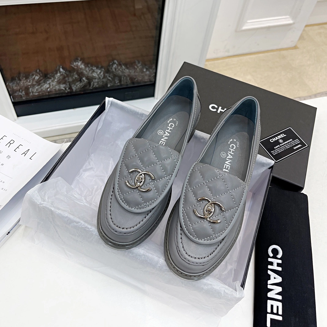 Chanel Leather Shoes For Women Comfortable 3686