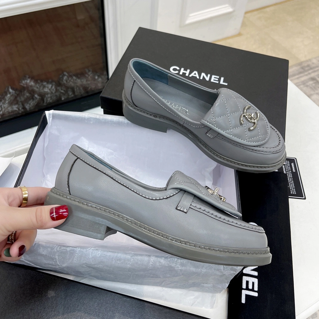 Chanel Leather Shoes For Women Comfortable 3686