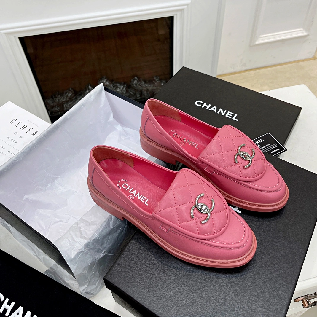 Chanel Leather Shoes For Women DailyWear 1419