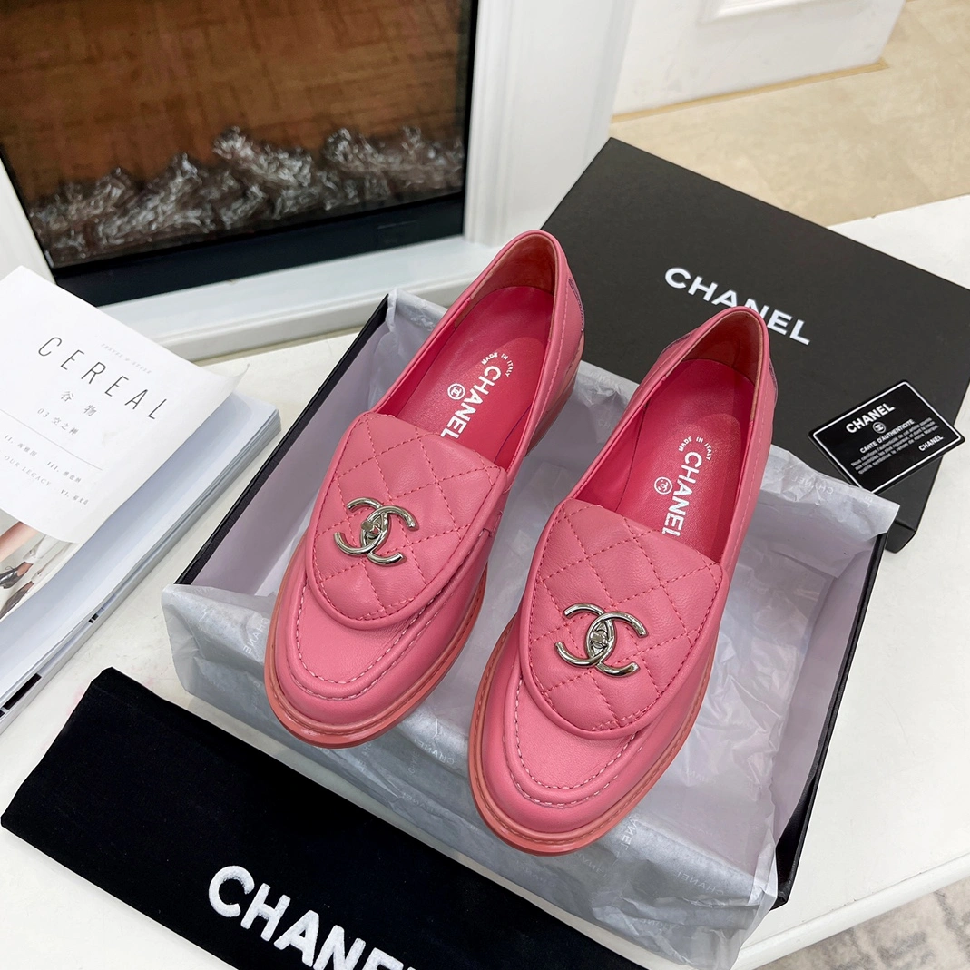 Chanel Leather Shoes For Women DailyWear 1419