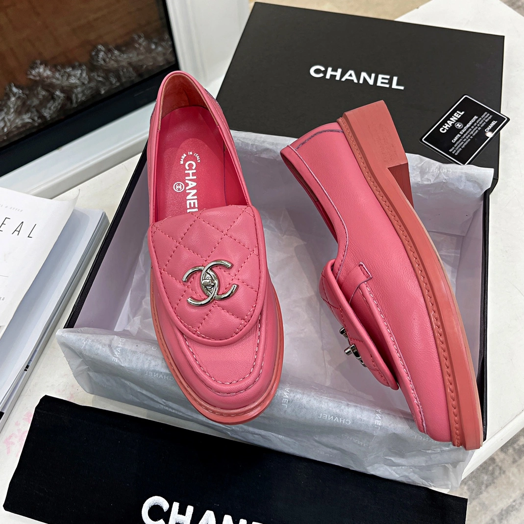 Chanel Leather Shoes For Women DailyWear 1419