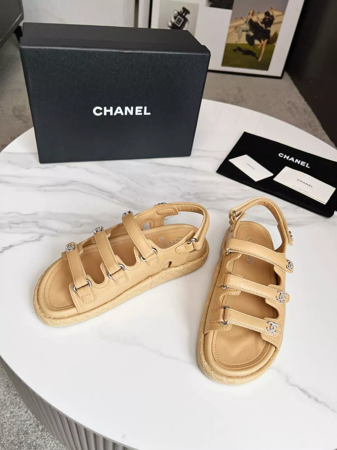 Chanel Sandal For Women Minimalist 8755