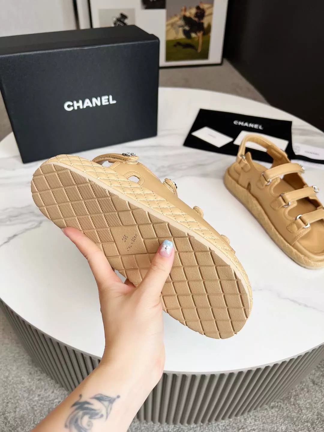 Chanel Sandal For Women Minimalist 8755