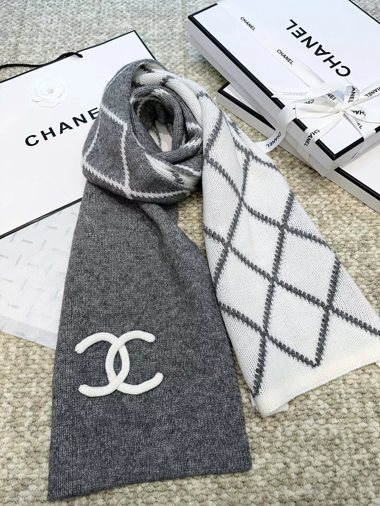 Chanel Scarves For Women Bright 8504