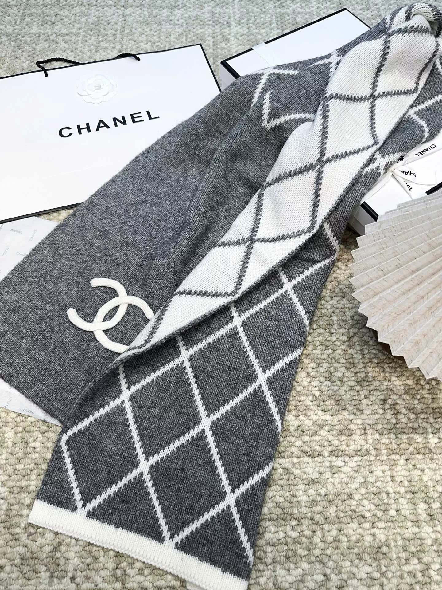 Chanel Scarves For Women Bright 8504