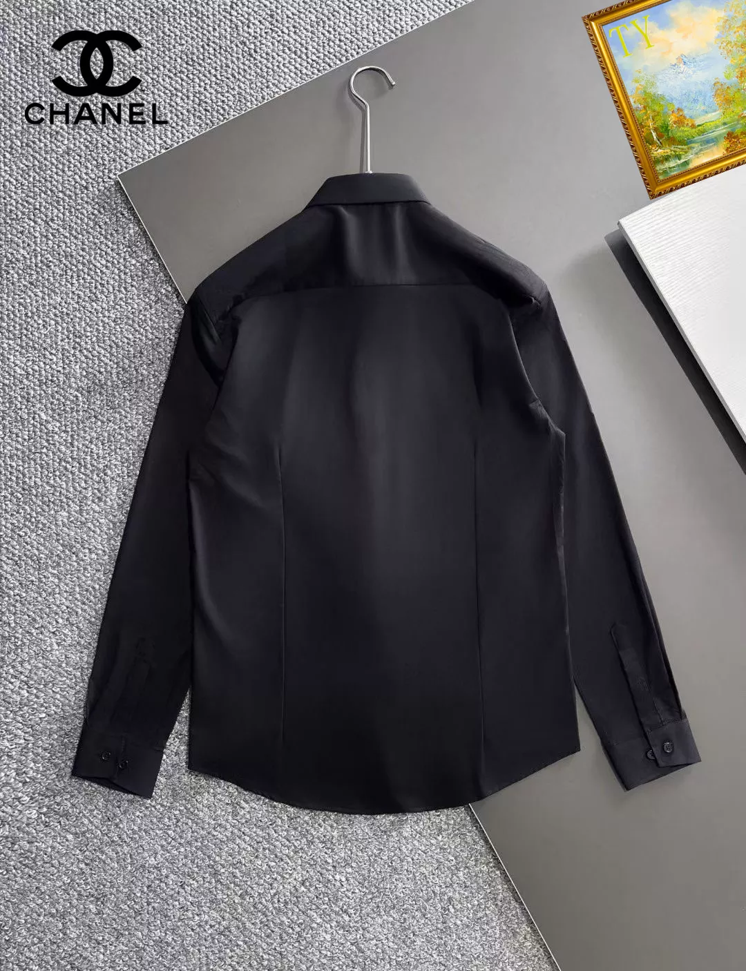 Chanel Shirts Long Sleeved For Unisex Bold 7751