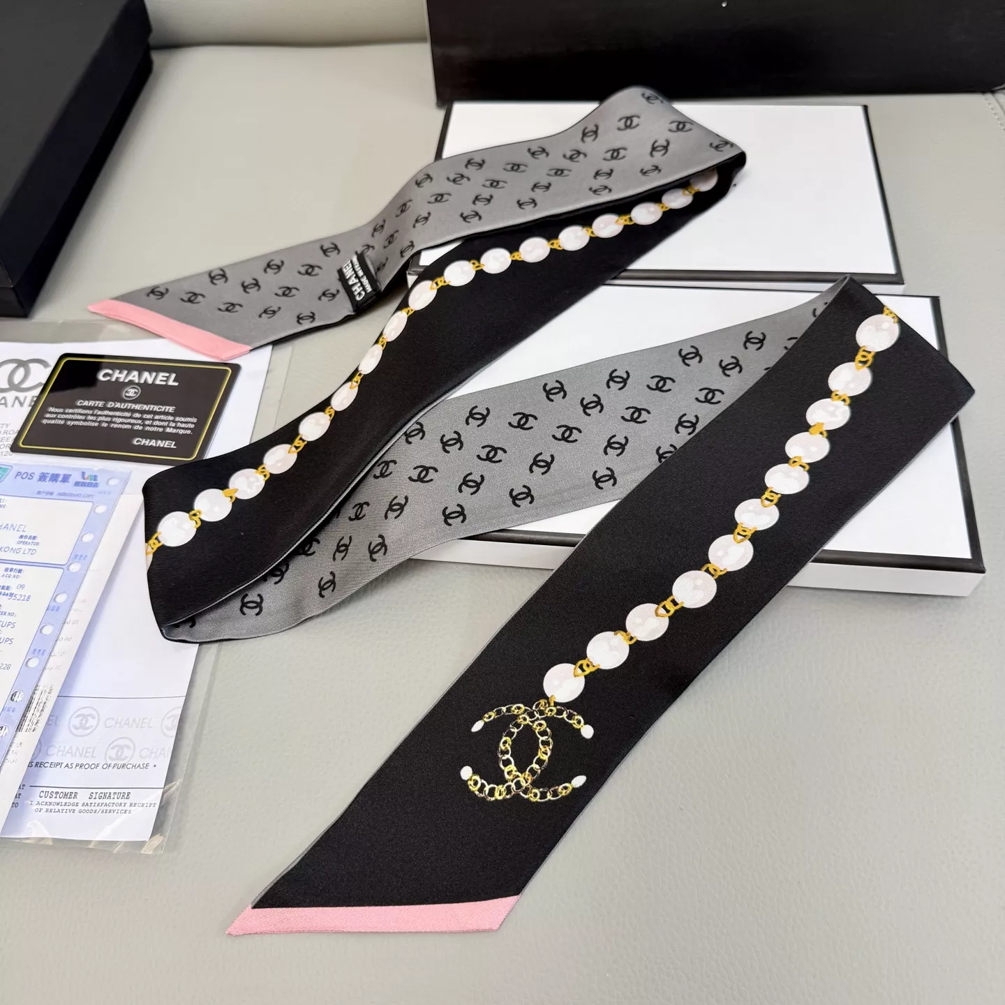 Chanel Silk Scarf BestValue 6468