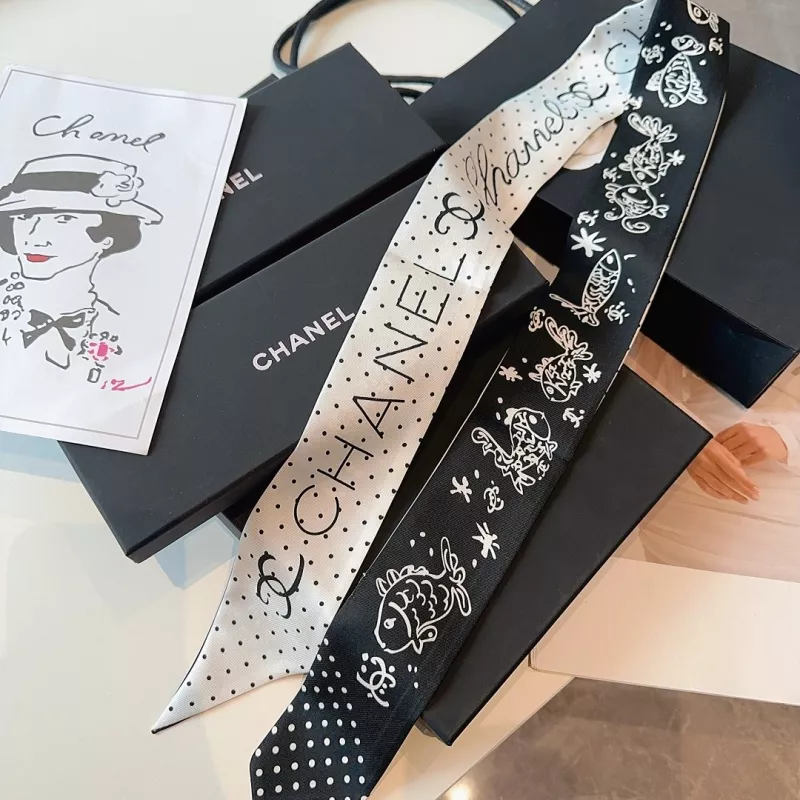 Chanel Silk Scarf Bold 8267