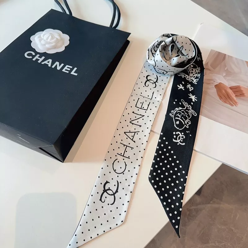 Chanel Silk Scarf Bold 8267