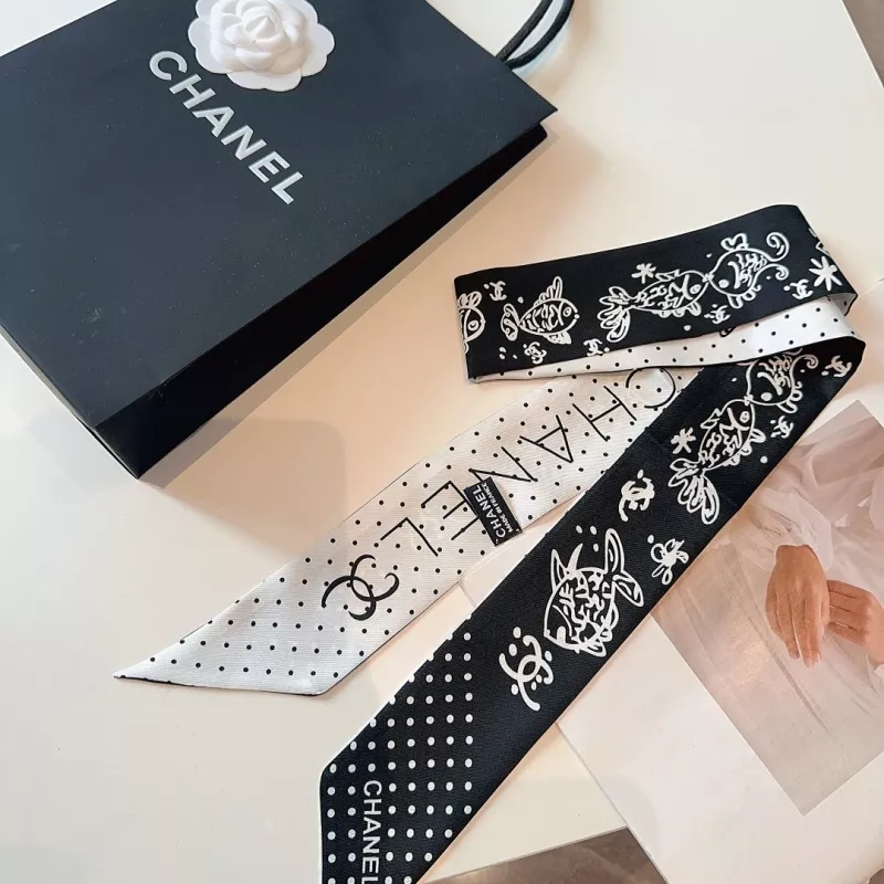 Chanel Silk Scarf Bold 8267