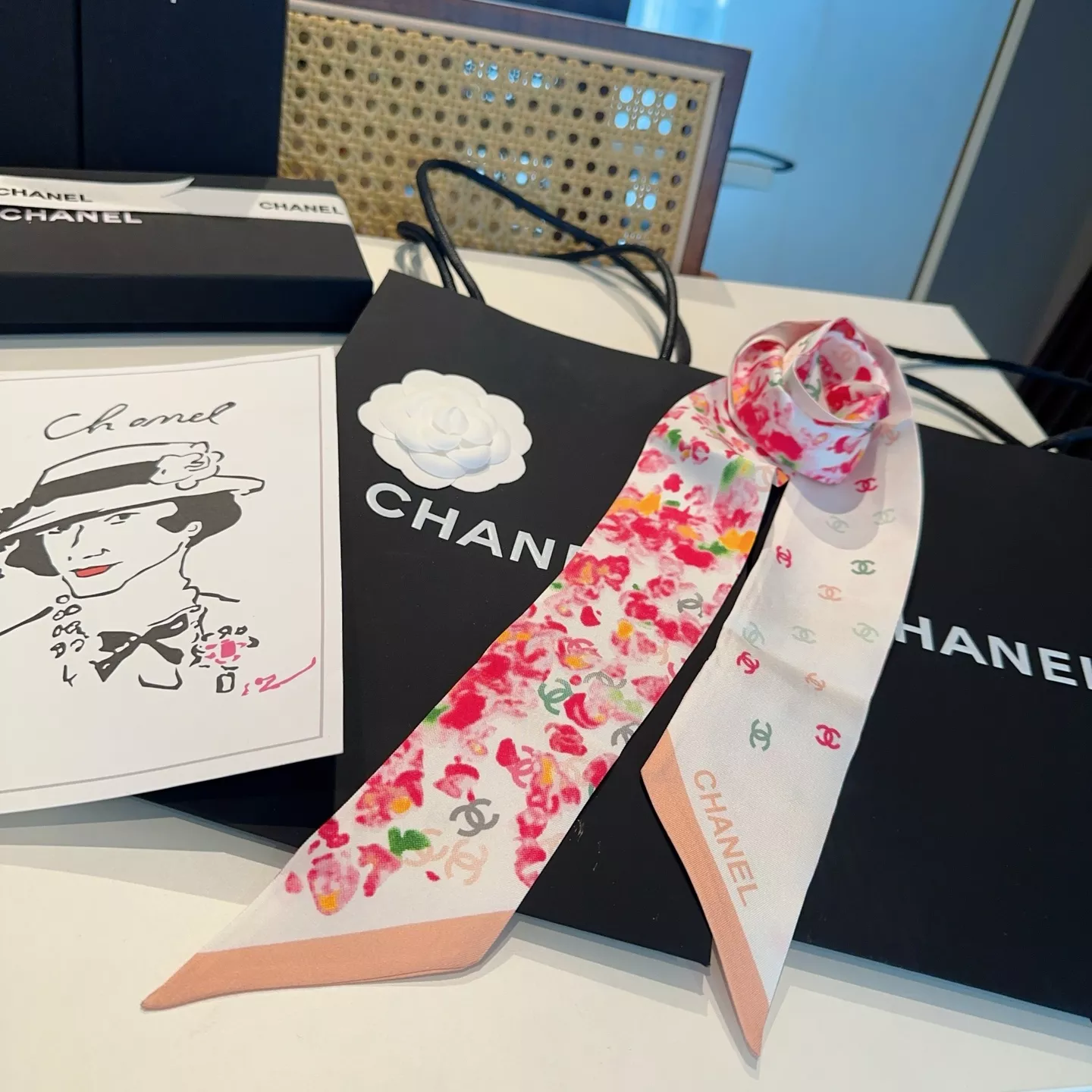 Chanel Silk Scarf EasyMatch 1436