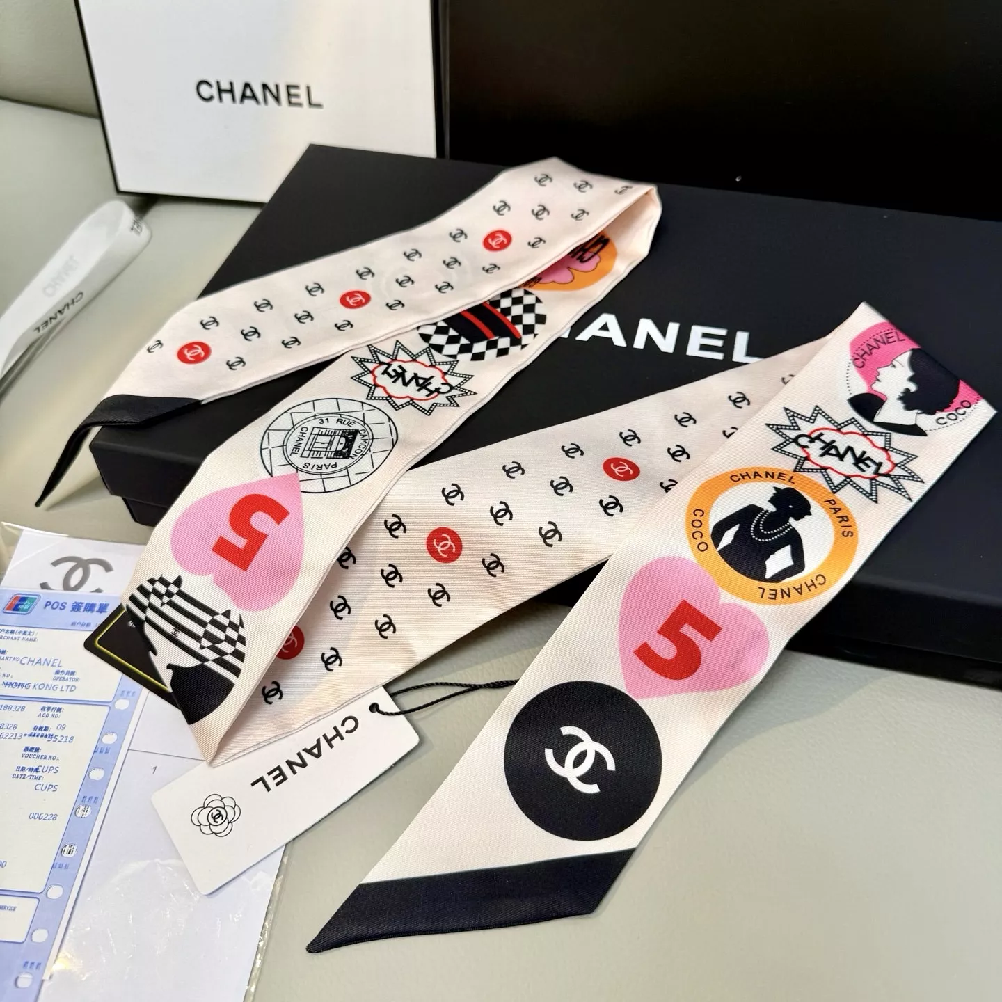 Chanel Silk Scarf GoAnywhere 8183