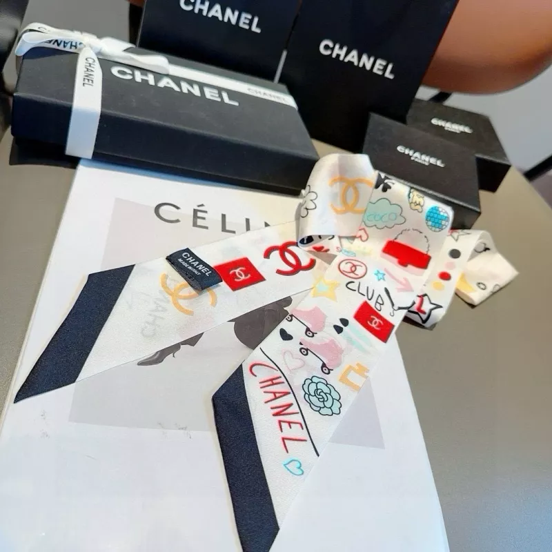 Chanel Silk Scarf Sophisticated 654
