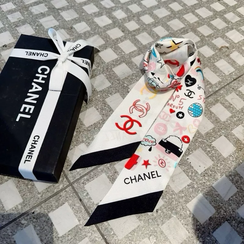 Chanel Silk Scarf Sophisticated 654
