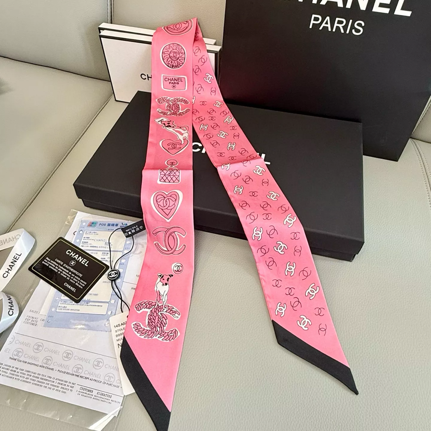 Chanel Silk Scarf SportInspired 5966