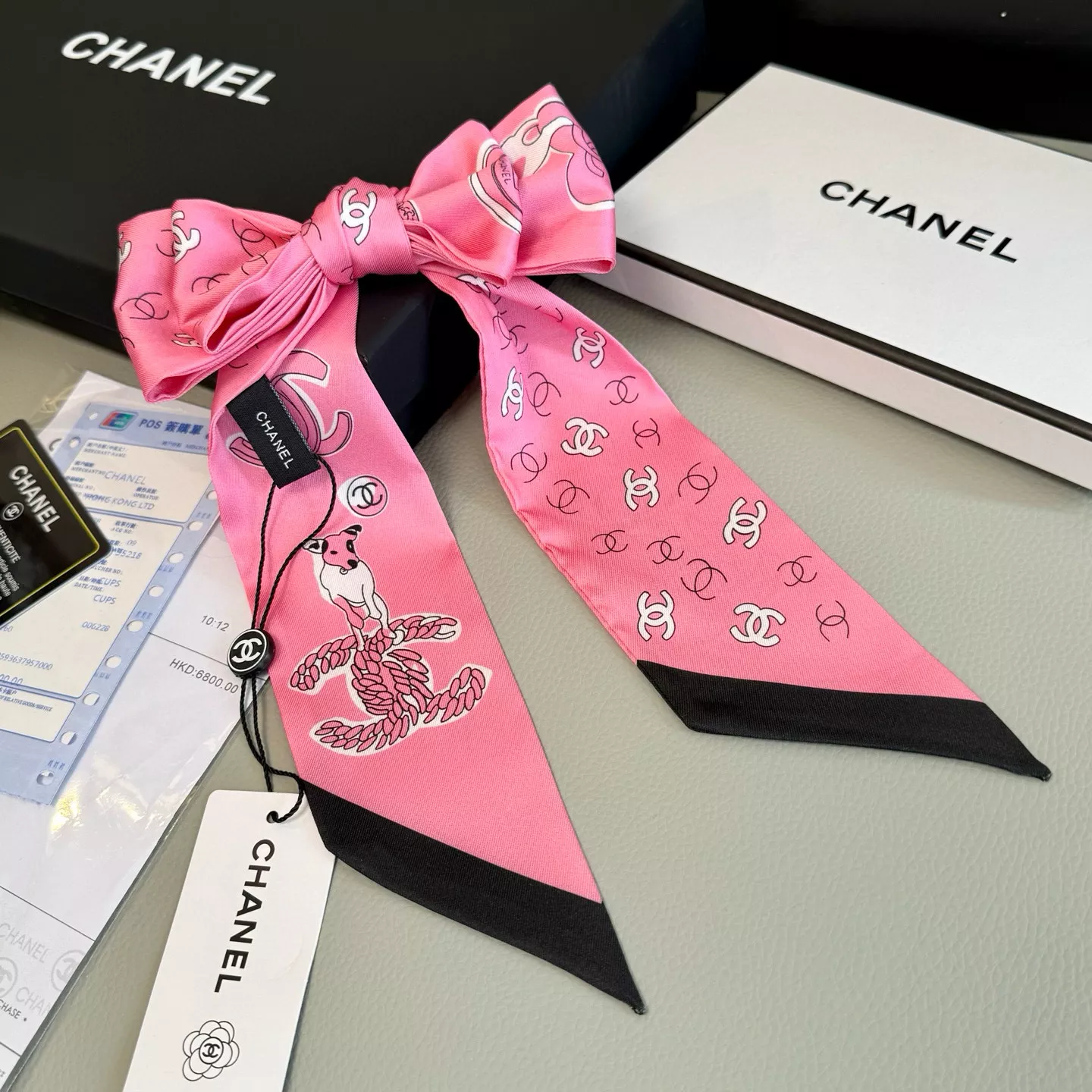 Chanel Silk Scarf SportInspired 5966