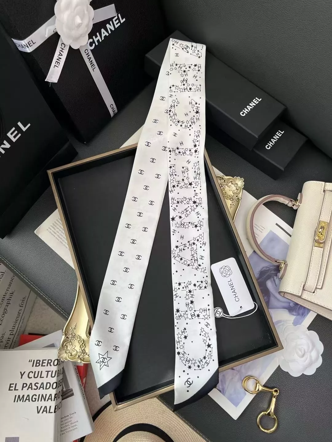 Chanel Silk Scarf Trendsetting 9697