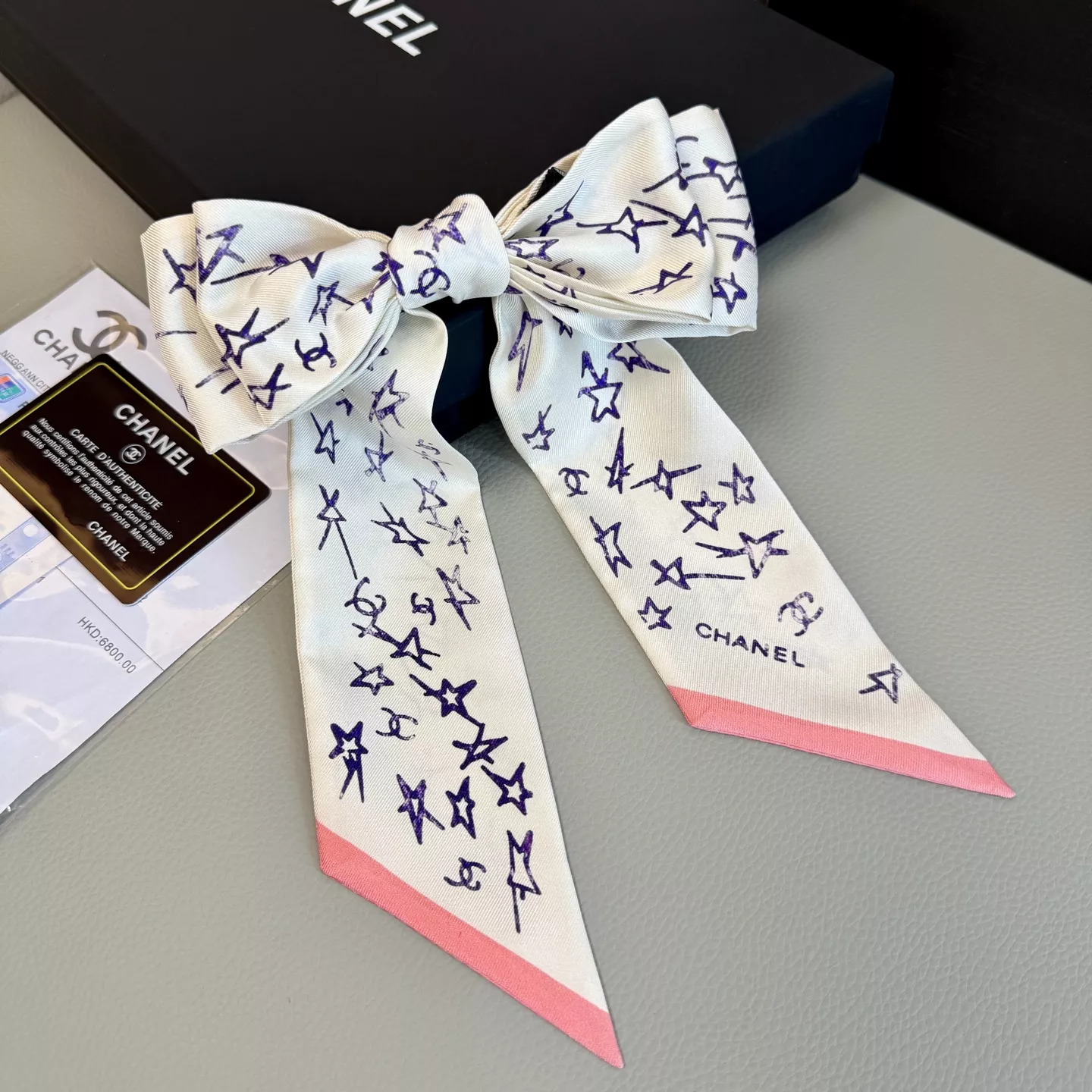 Chanel Silk Scarf WellDesigned 4656