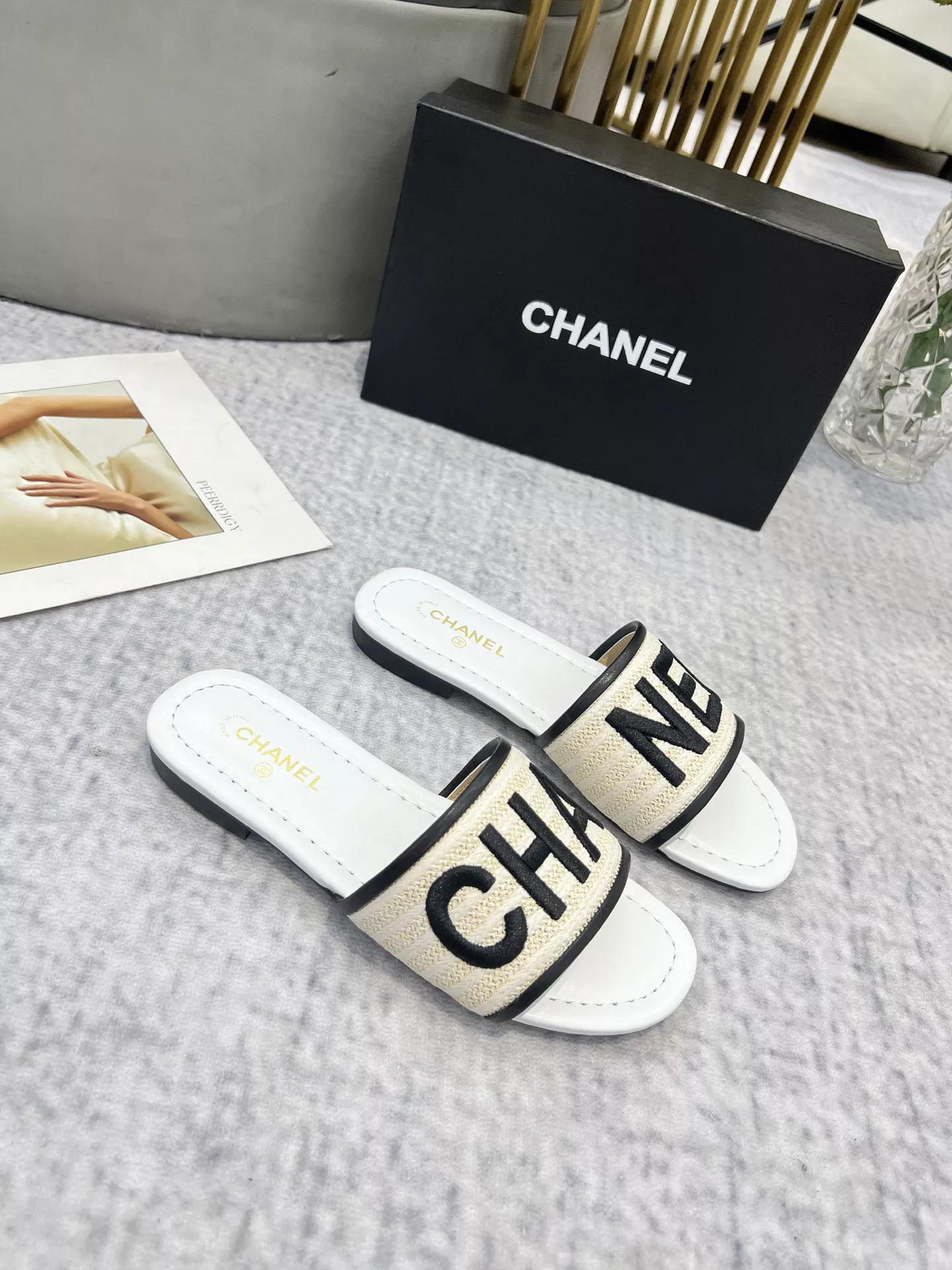 Chanel Slippers For Women Affordable 7563