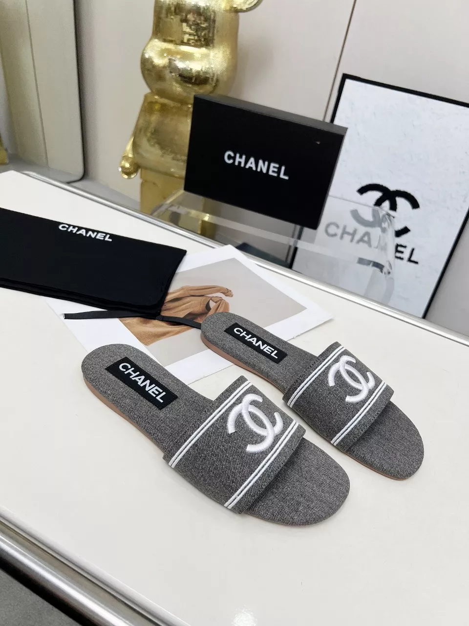 Chanel Slippers For Women Bold 9744