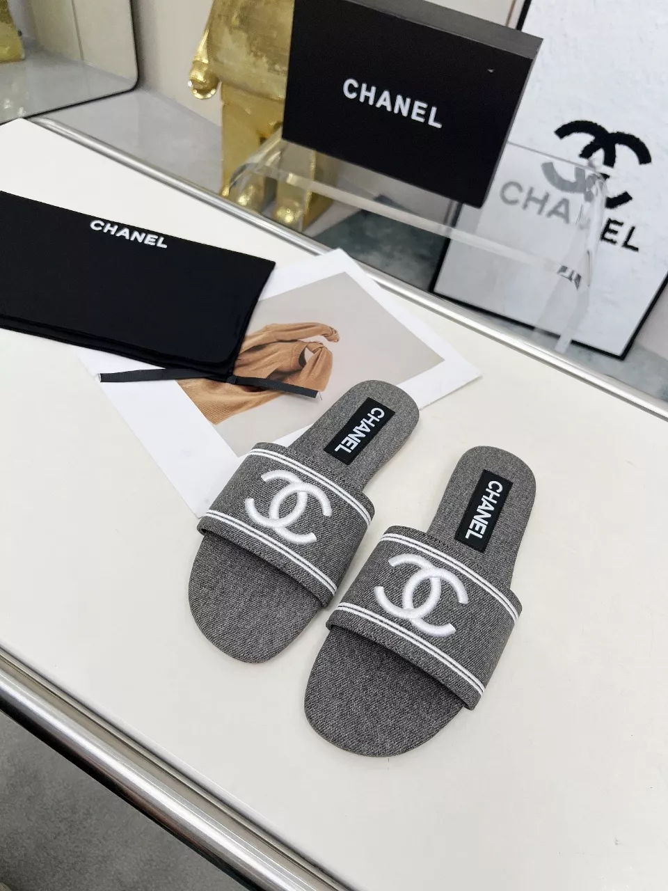 Chanel Slippers For Women Bold 9744