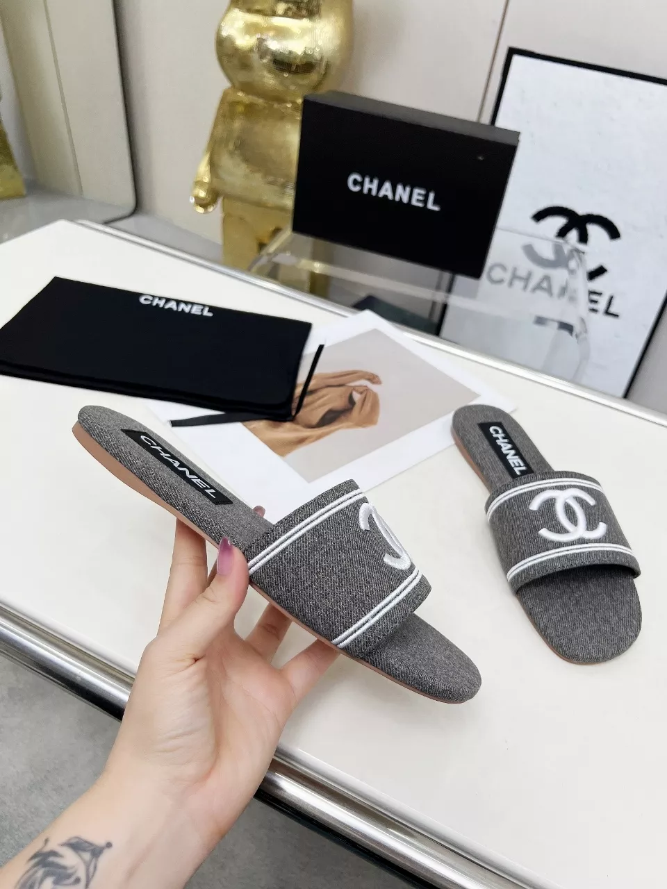 Chanel Slippers For Women Bold 9744