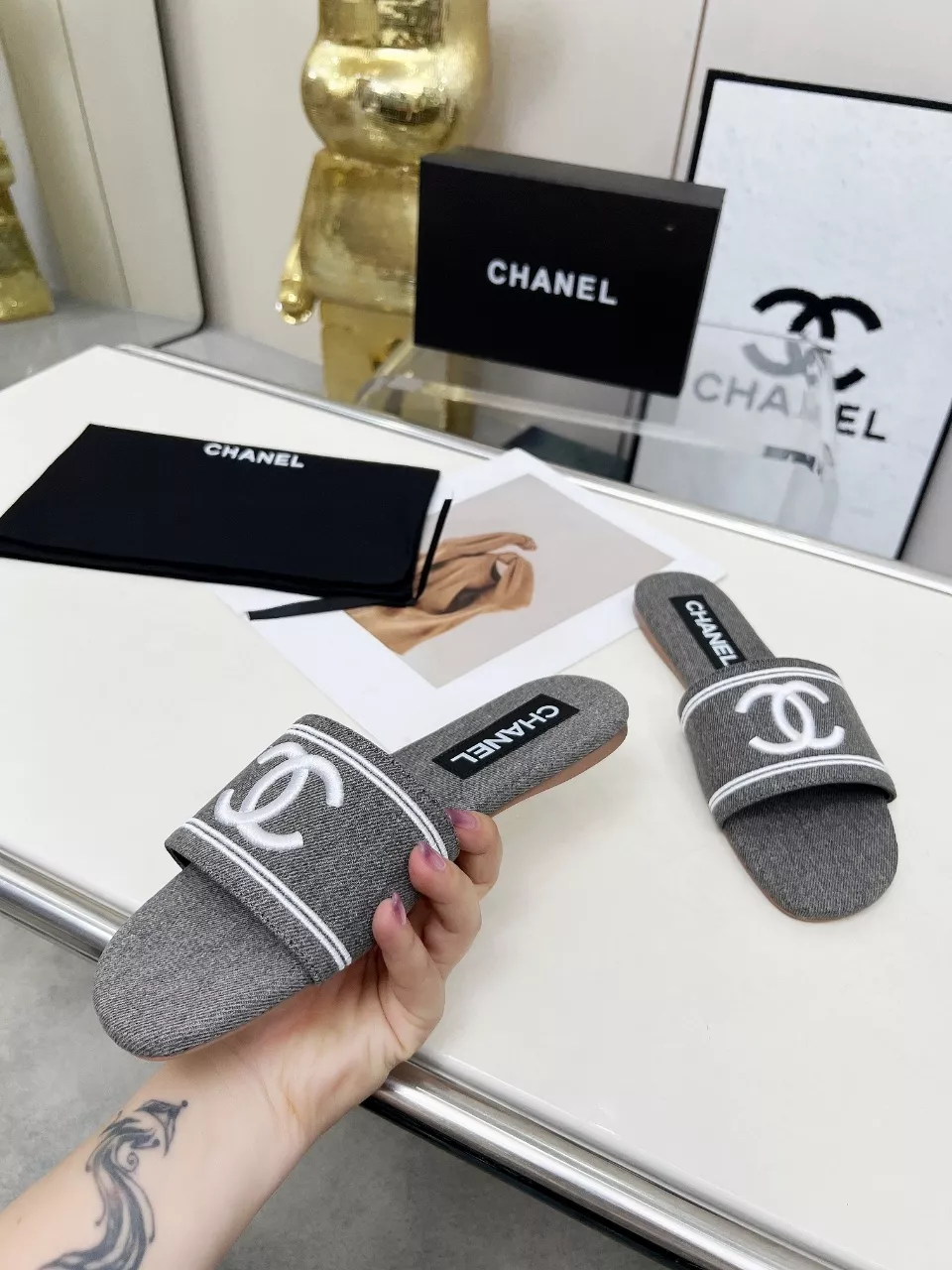 Chanel Slippers For Women Bold 9744