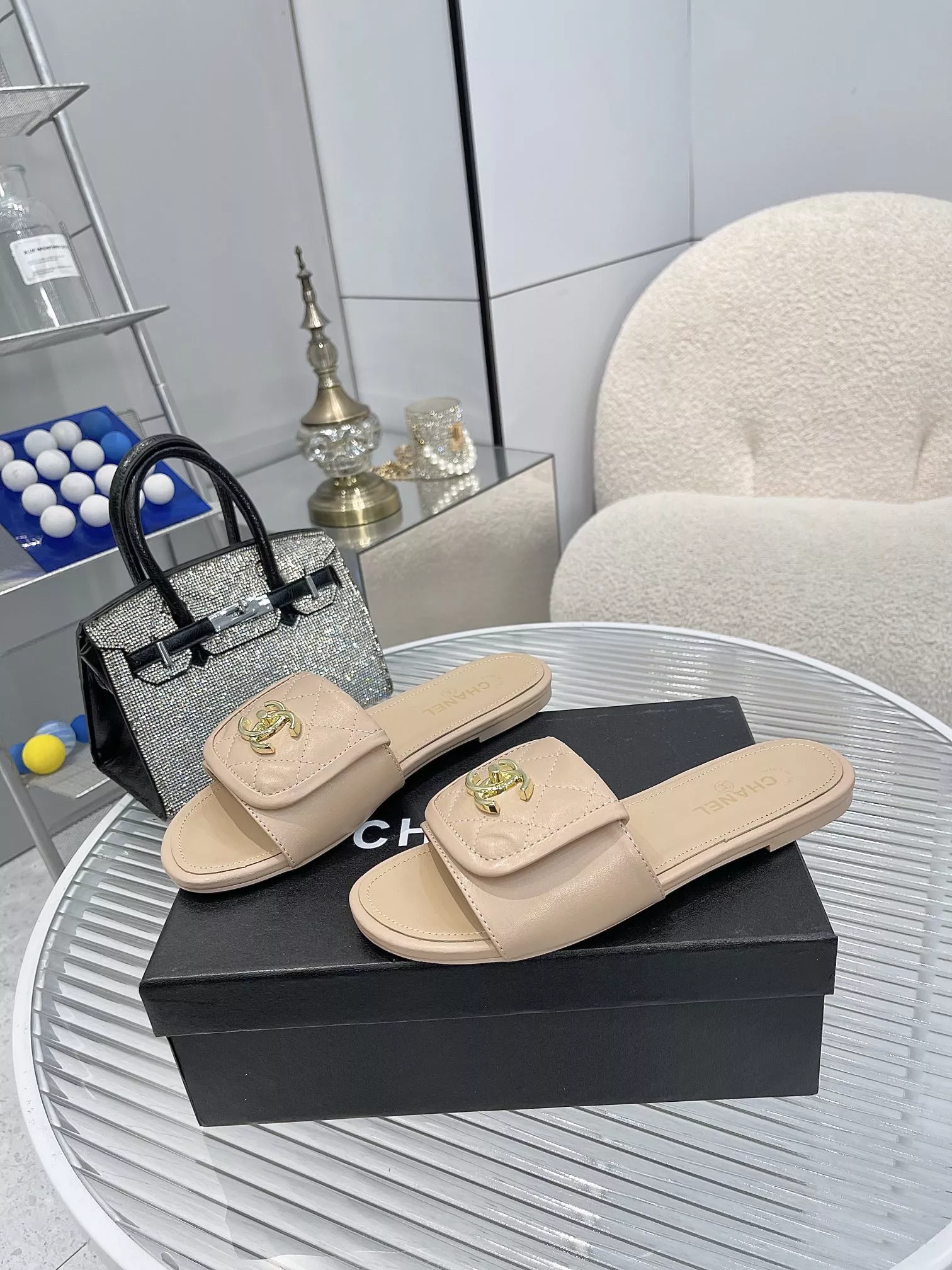 Chanel Slippers For Women Breathable 8733