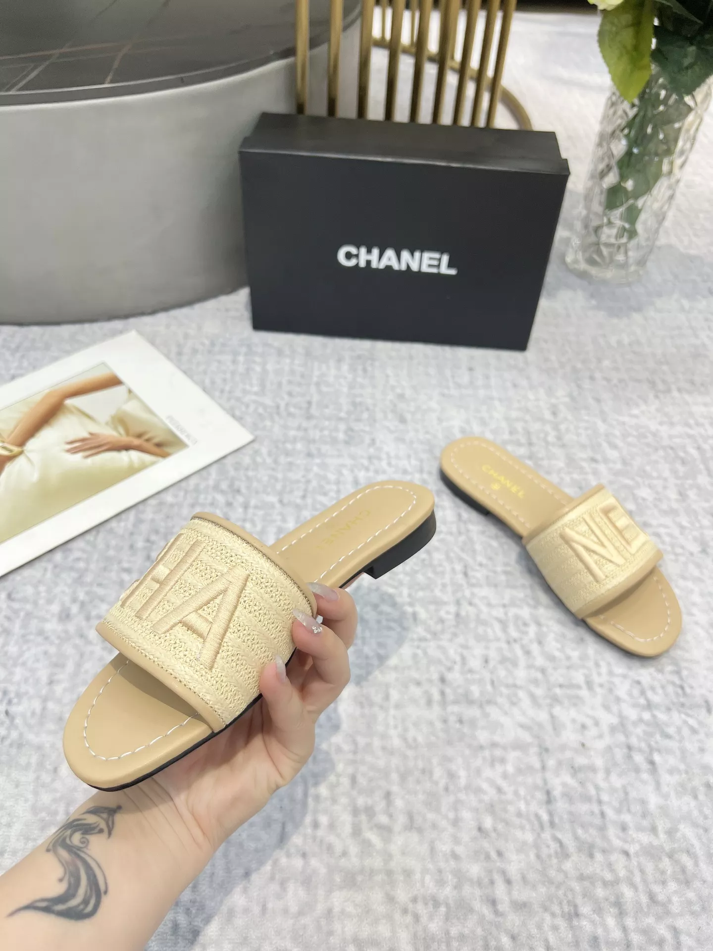 Chanel Slippers For Women Compact 2130