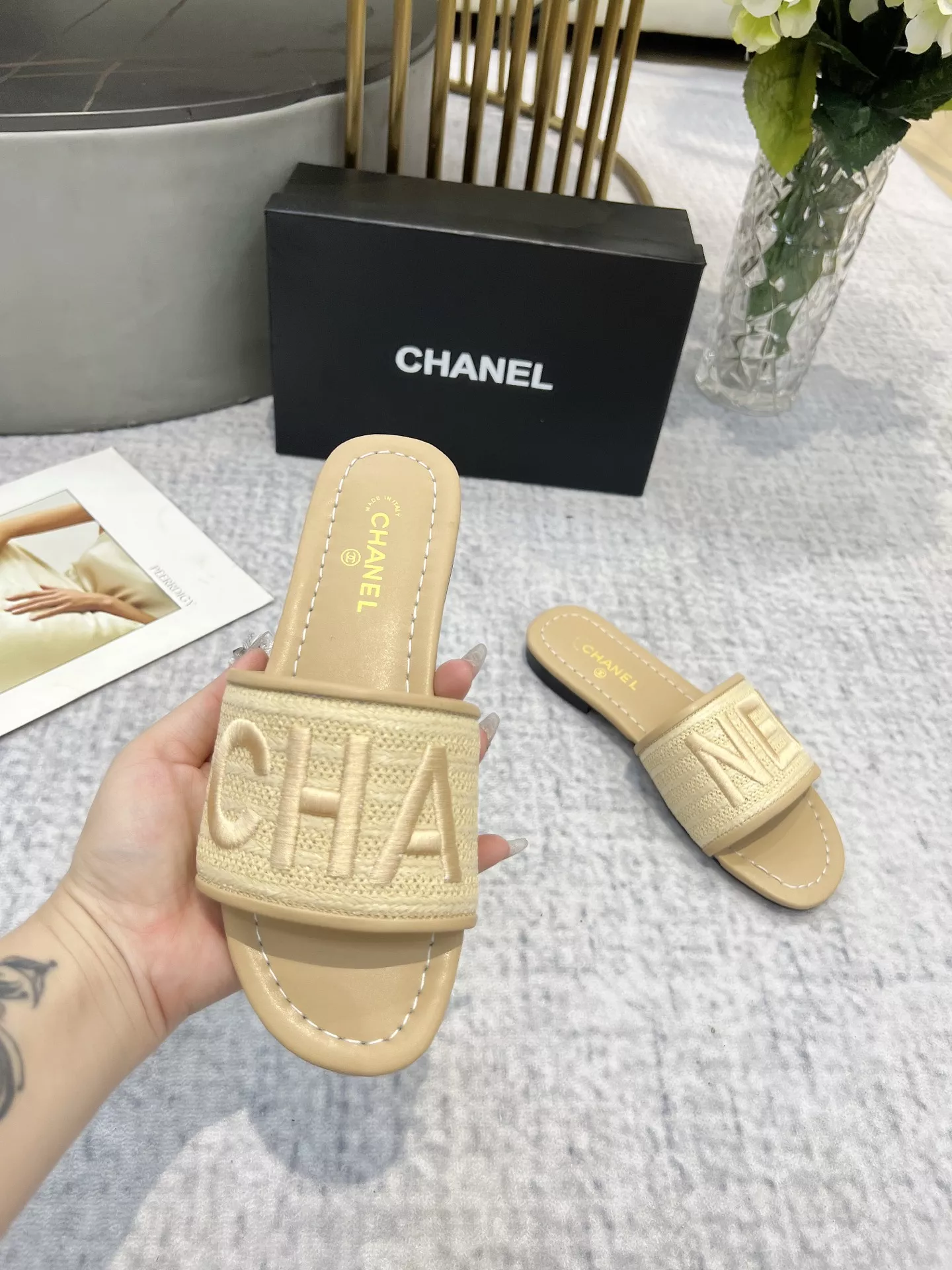 Chanel Slippers For Women Compact 2130