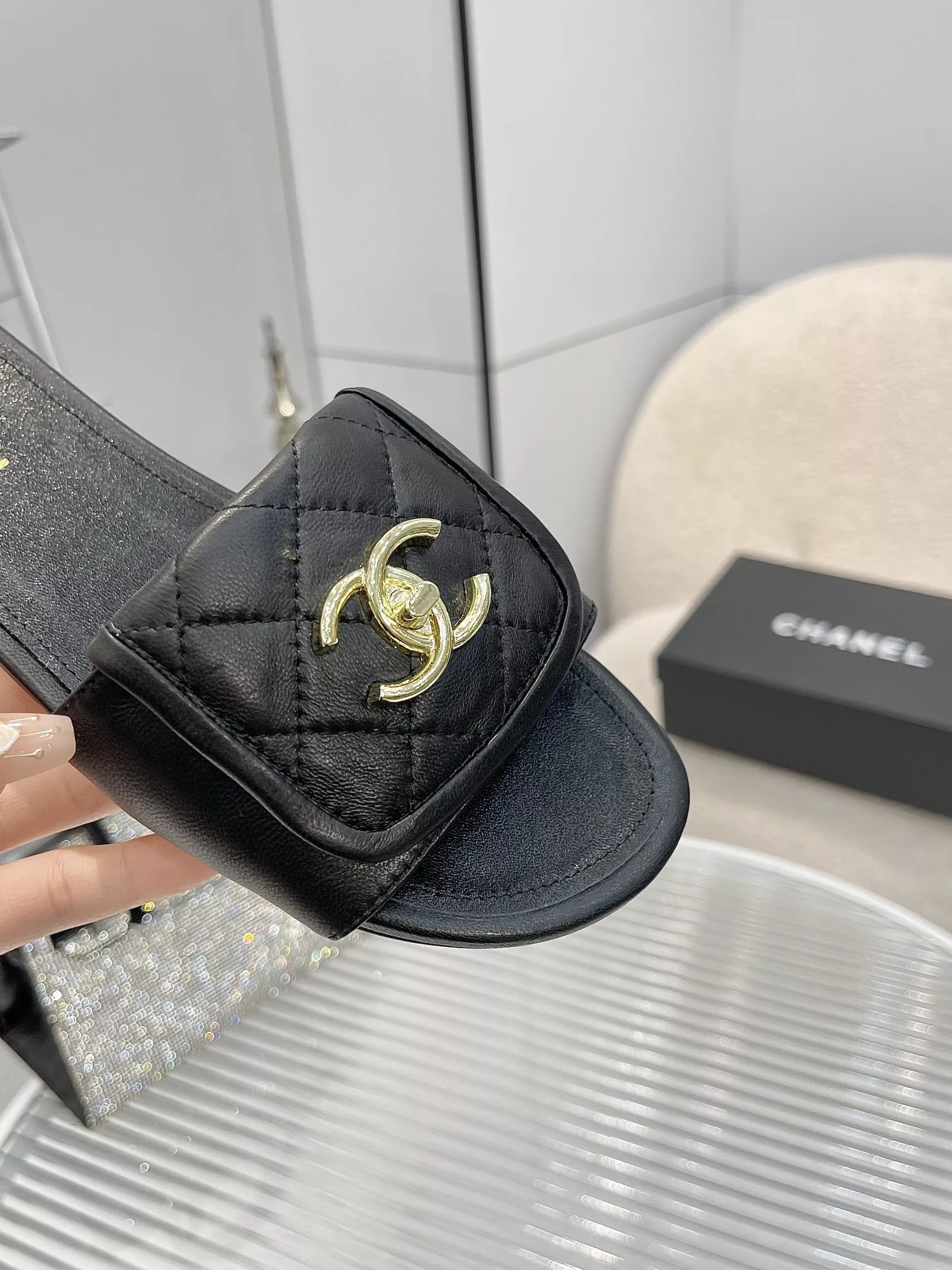 Chanel Slippers For Women Durable 6123