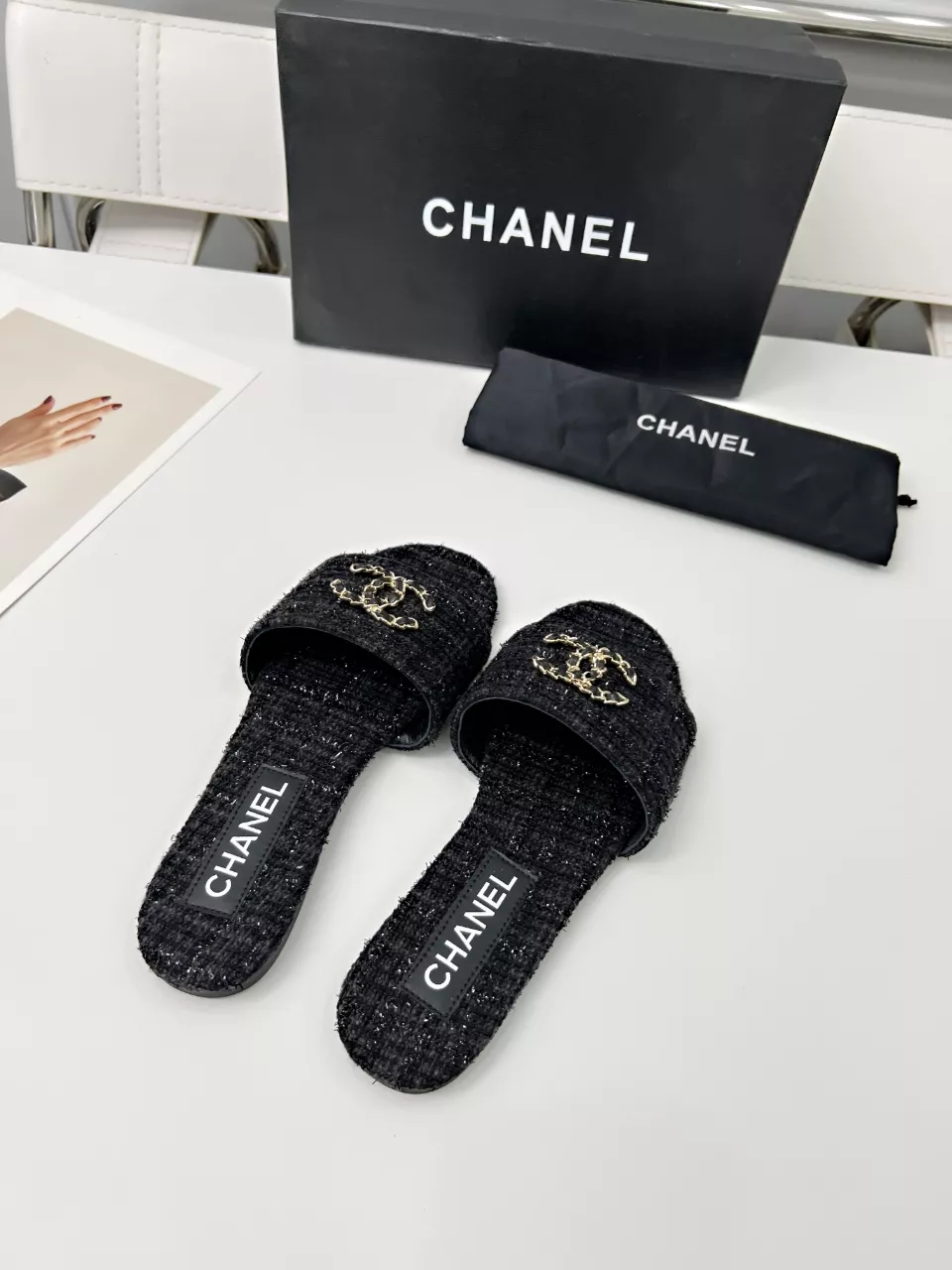 Chanel Slippers For Women Durable 9469