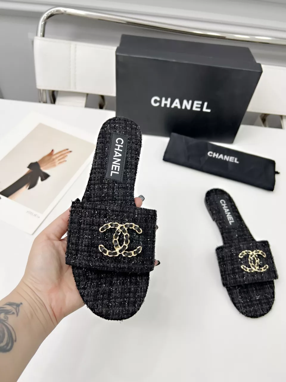 Chanel Slippers For Women Durable 9469