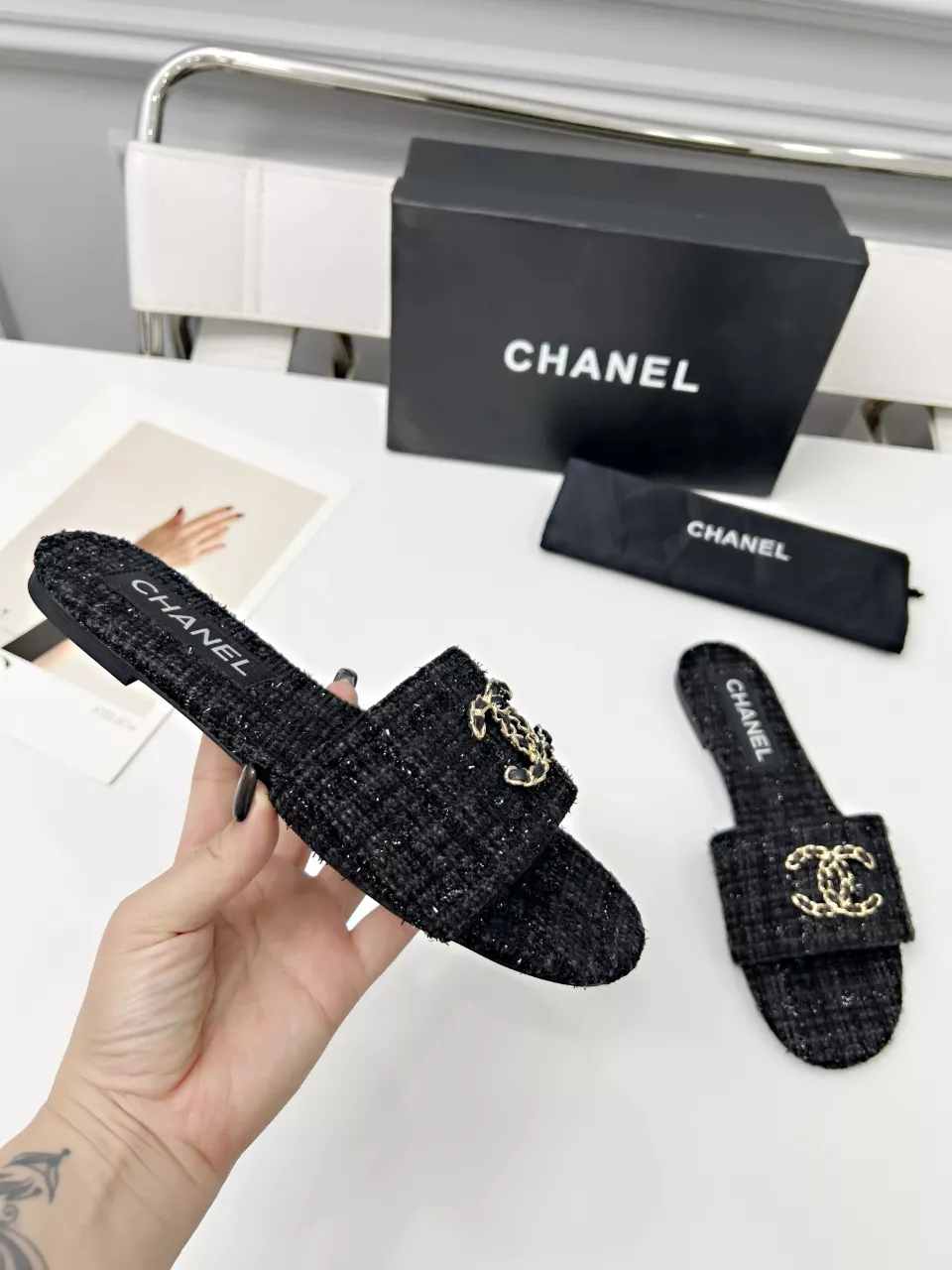 Chanel Slippers For Women Durable 9469