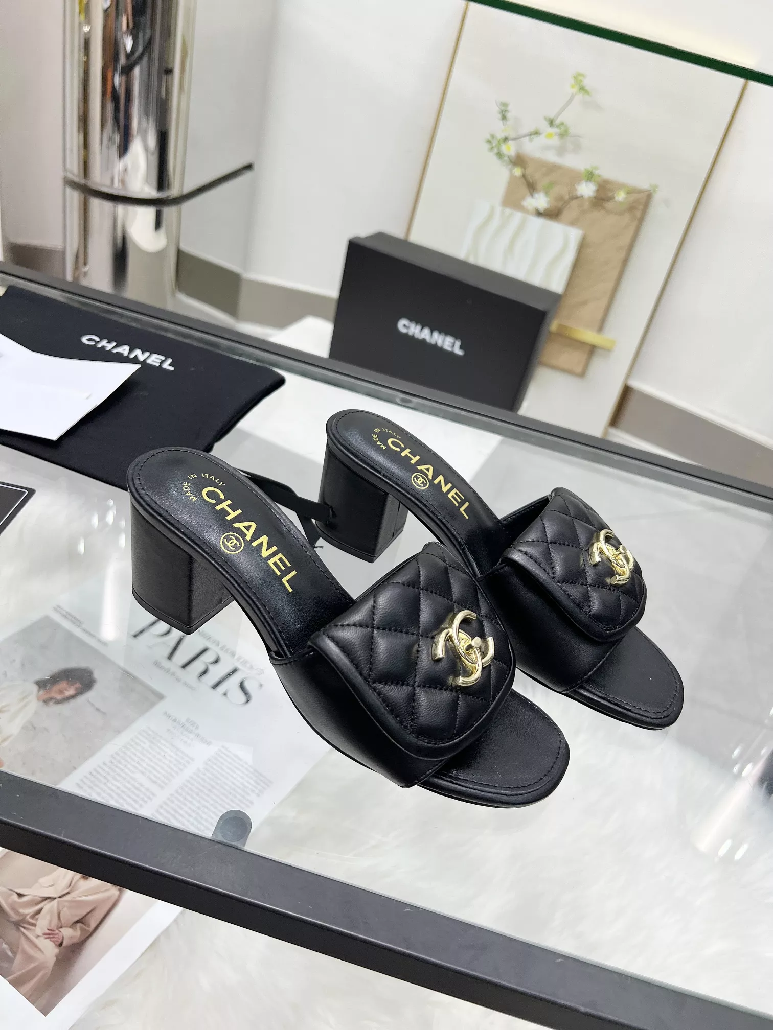 Chanel Slippers For Women Fashionable 2097