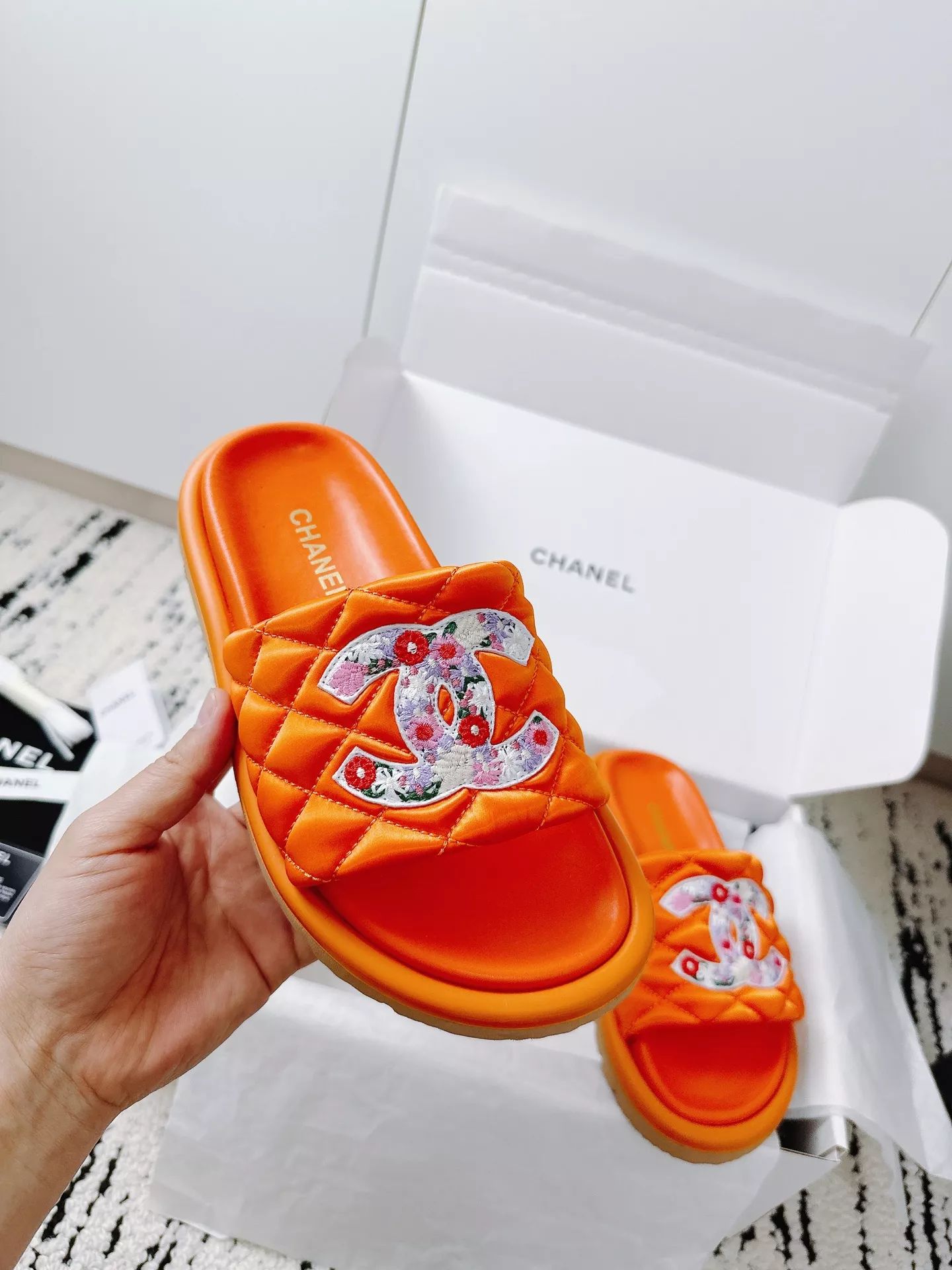 Chanel Slippers For Women Practical 4837