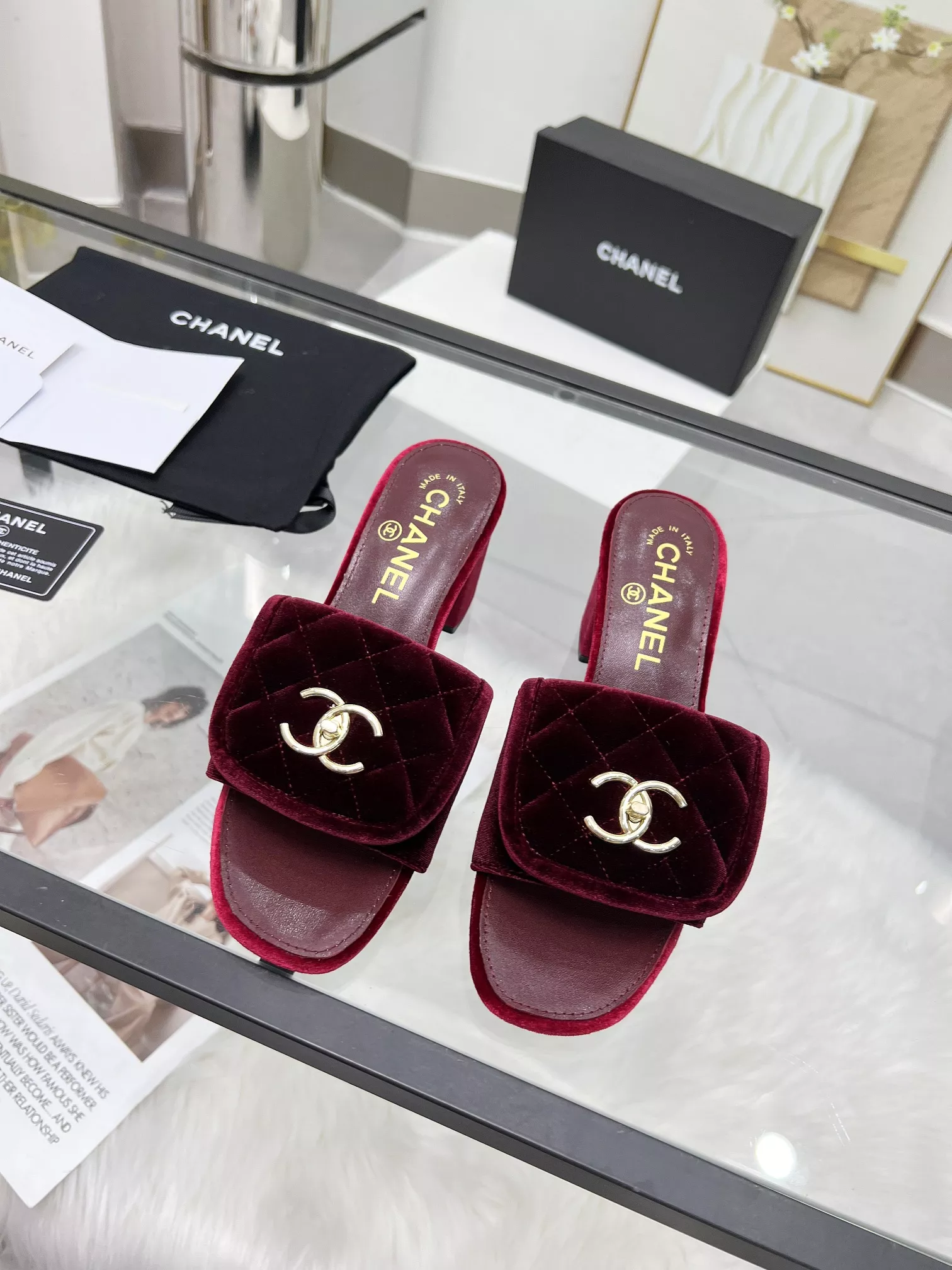 Chanel Slippers For Women Sleek 4847