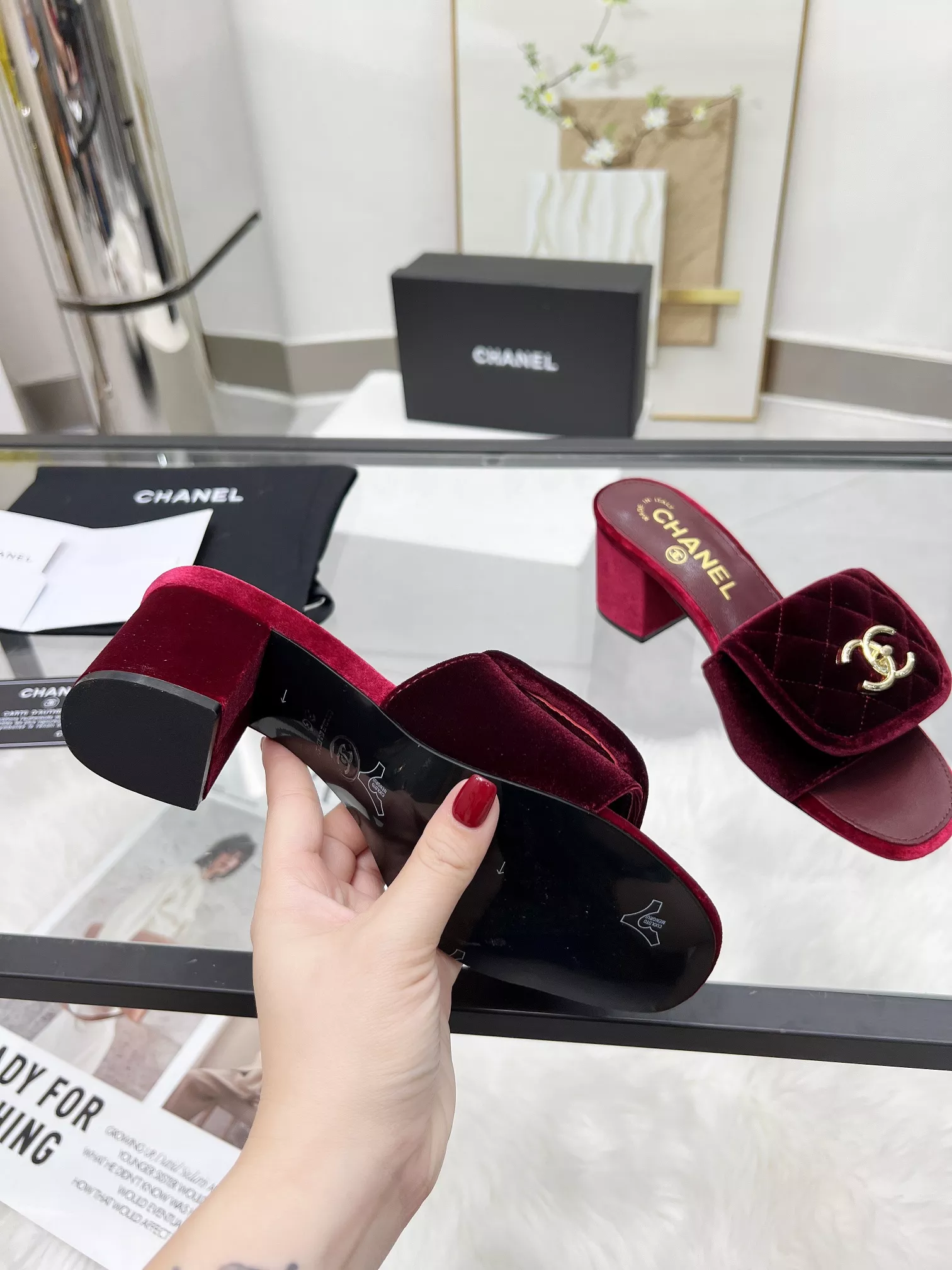 Chanel Slippers For Women Sleek 4847