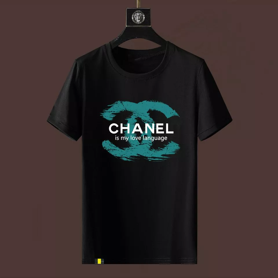 Chanel T-Shirts Short Sleeved For Men Sleek 6776
