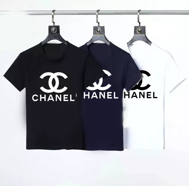 Chanel T-Shirts Short Sleeved For Men Vibrant 4652