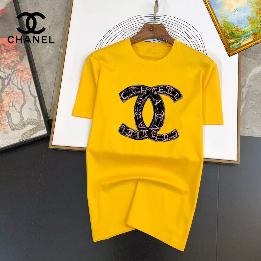 Chanel T-Shirts Short Sleeved For Unisex Classic 5665