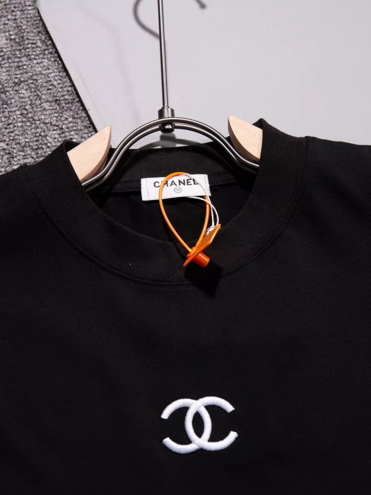 Chanel T-Shirts Short Sleeved For Unisex Flexible 2017