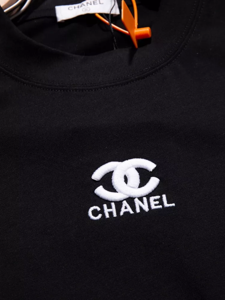 Chanel T-Shirts Short Sleeved For Unisex Functional 8028