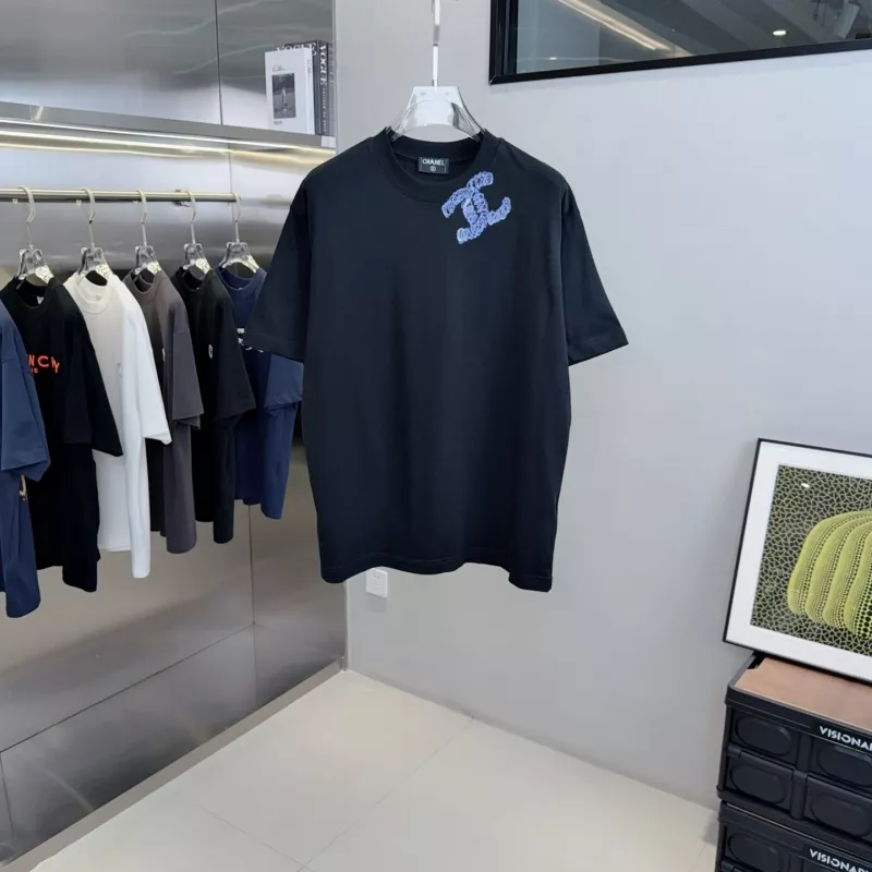 Chanel T-Shirts Short Sleeved For Unisex Versatile 279
