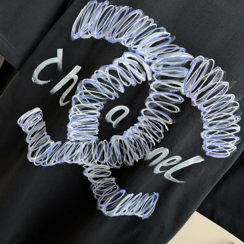 Chanel T-Shirts Short Sleeved For Unisex Versatile 279