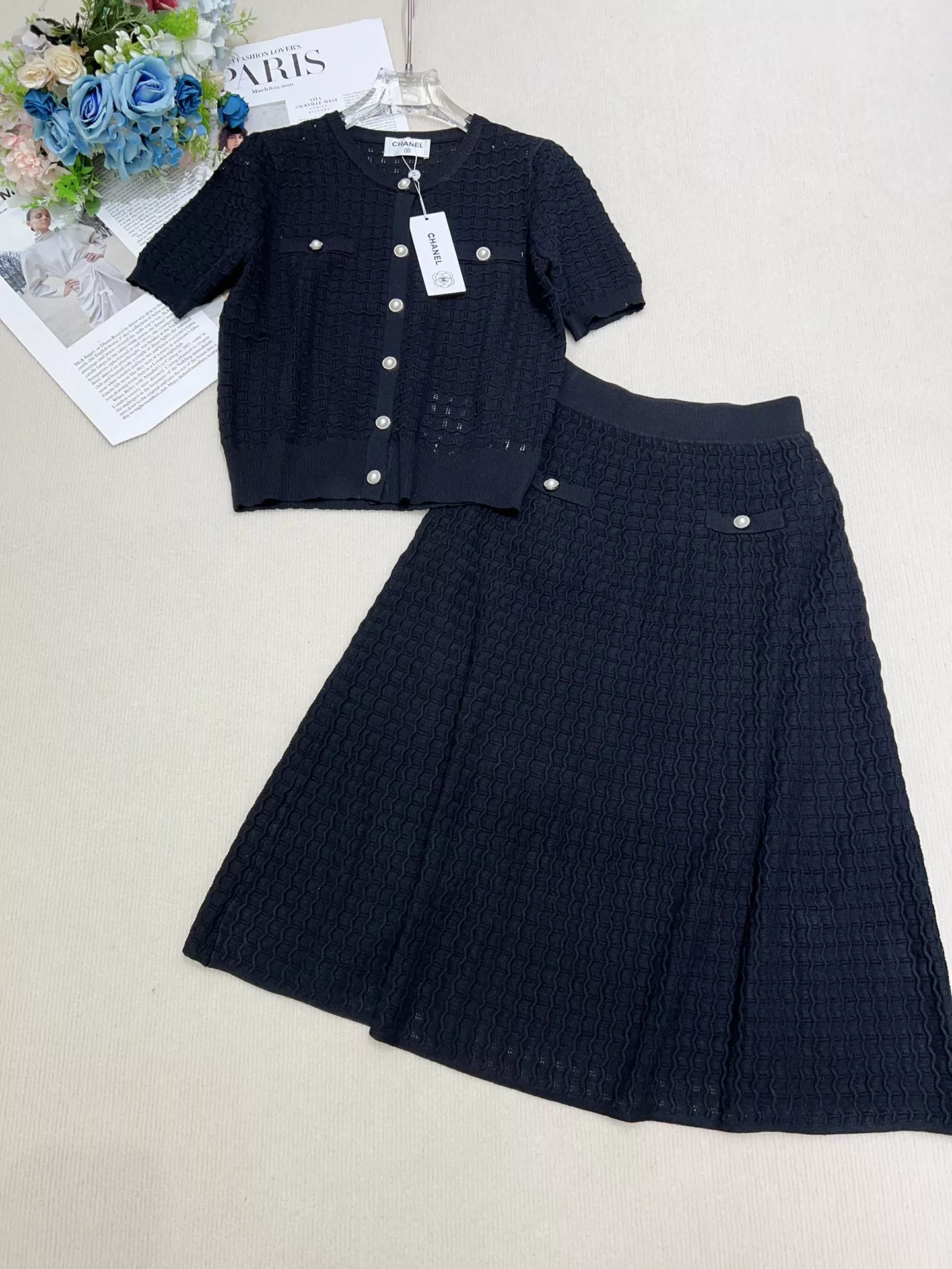Chanel Tracksuits Short Sleeved For Women Lightweight 5954