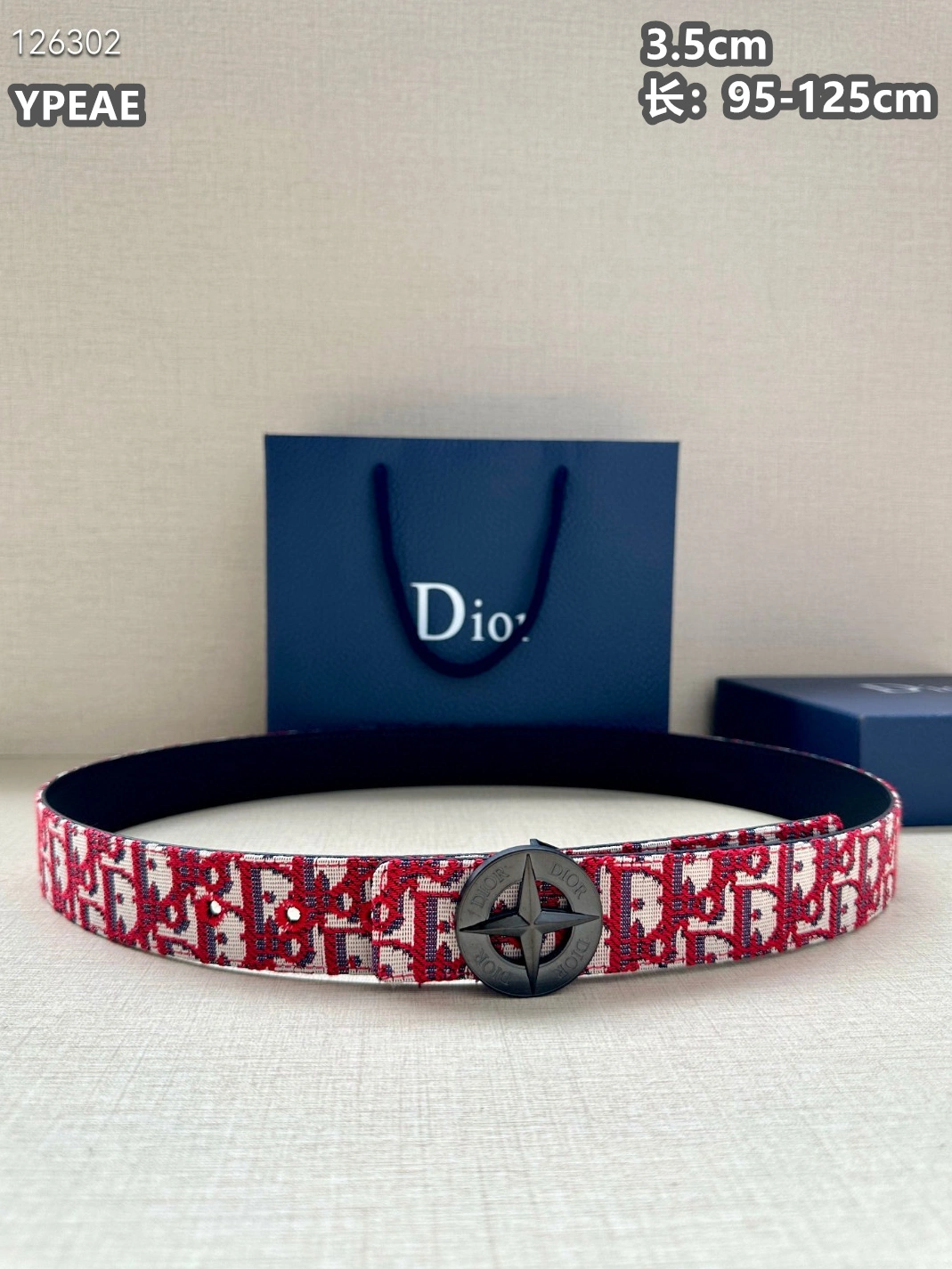 Christian Dior AAA Quality Belts For Men AllSeason 3674