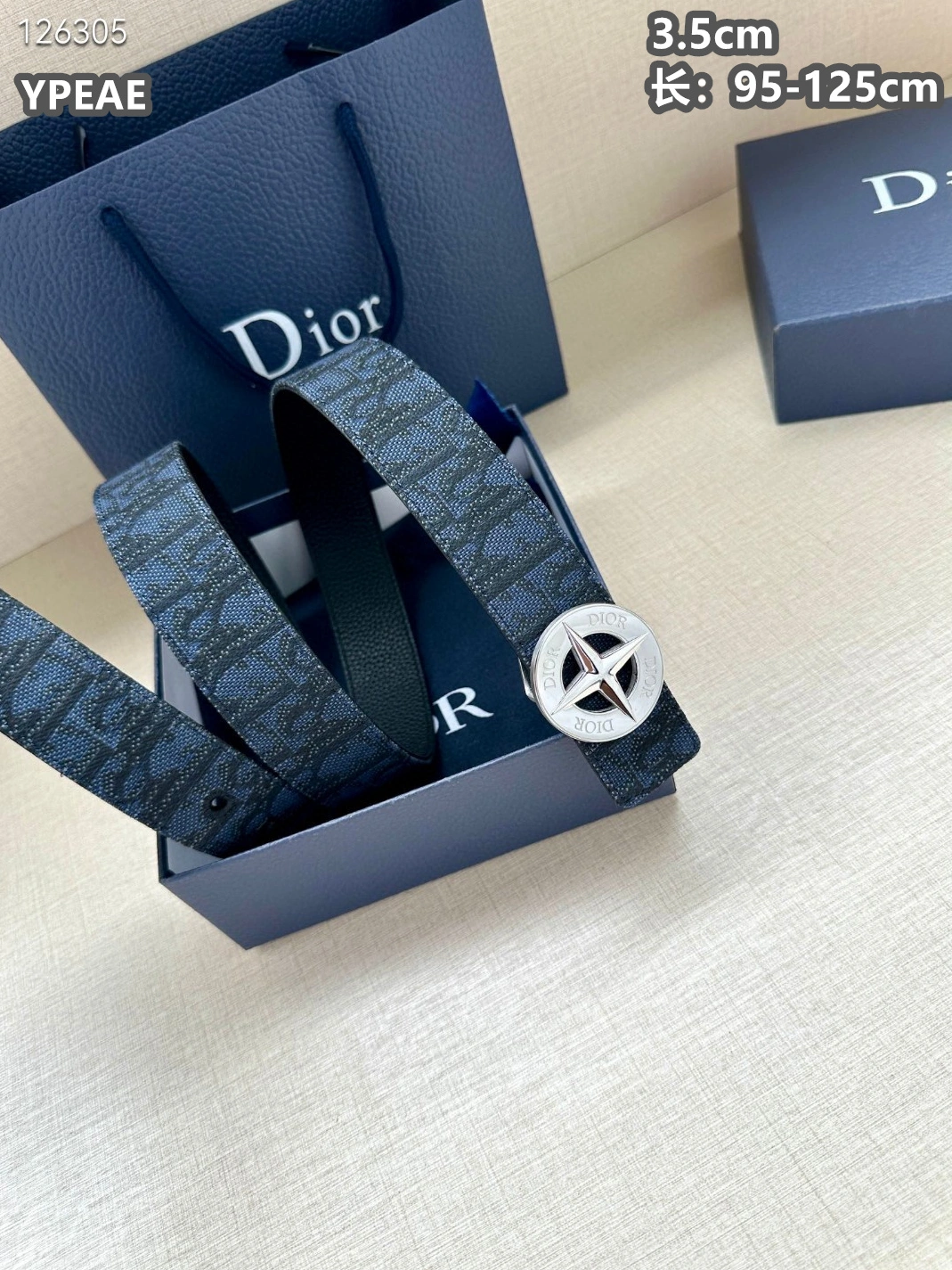 Christian Dior AAA Quality Belts For Men Bold 9047