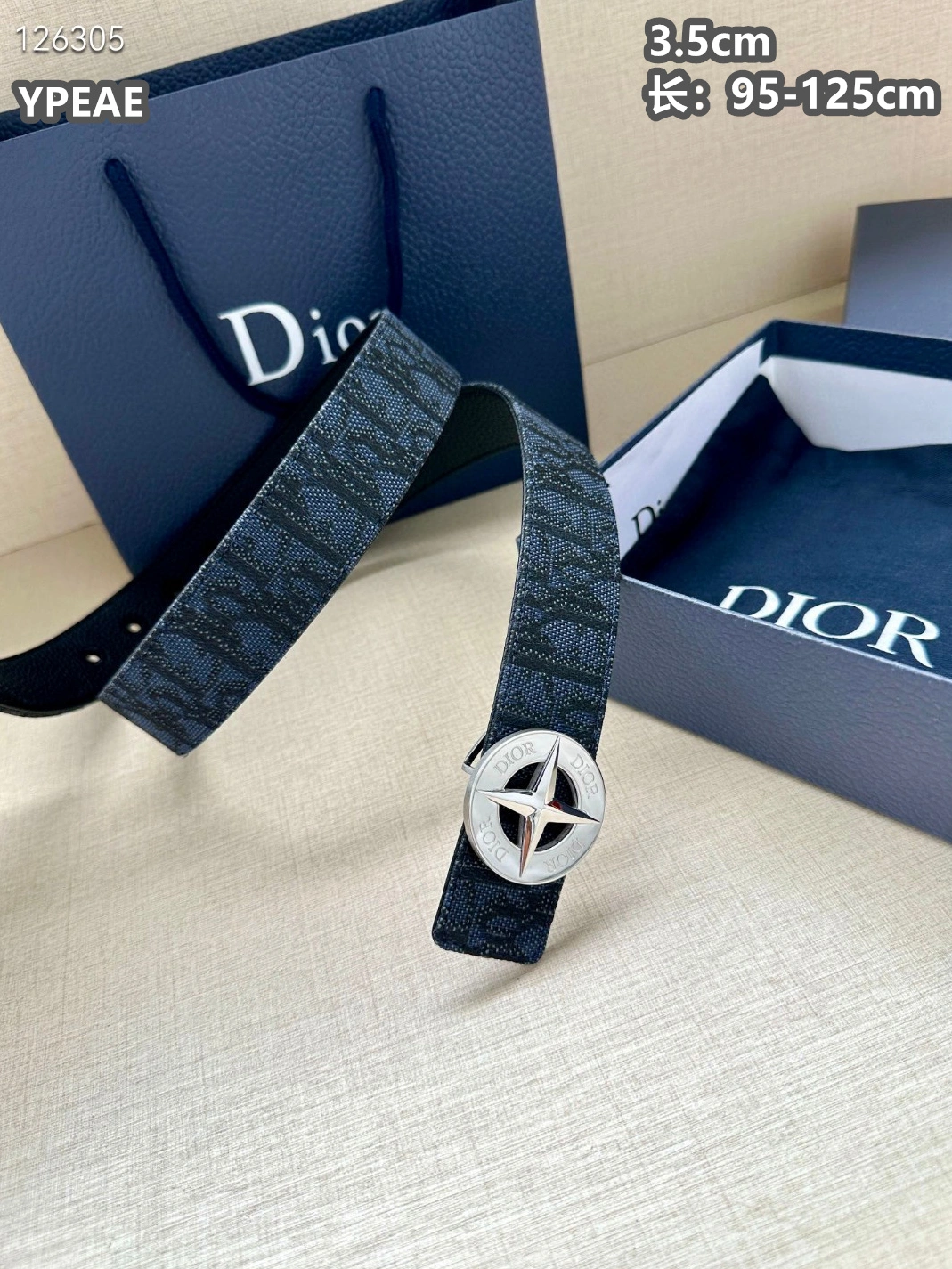Christian Dior AAA Quality Belts For Men Bold 9047