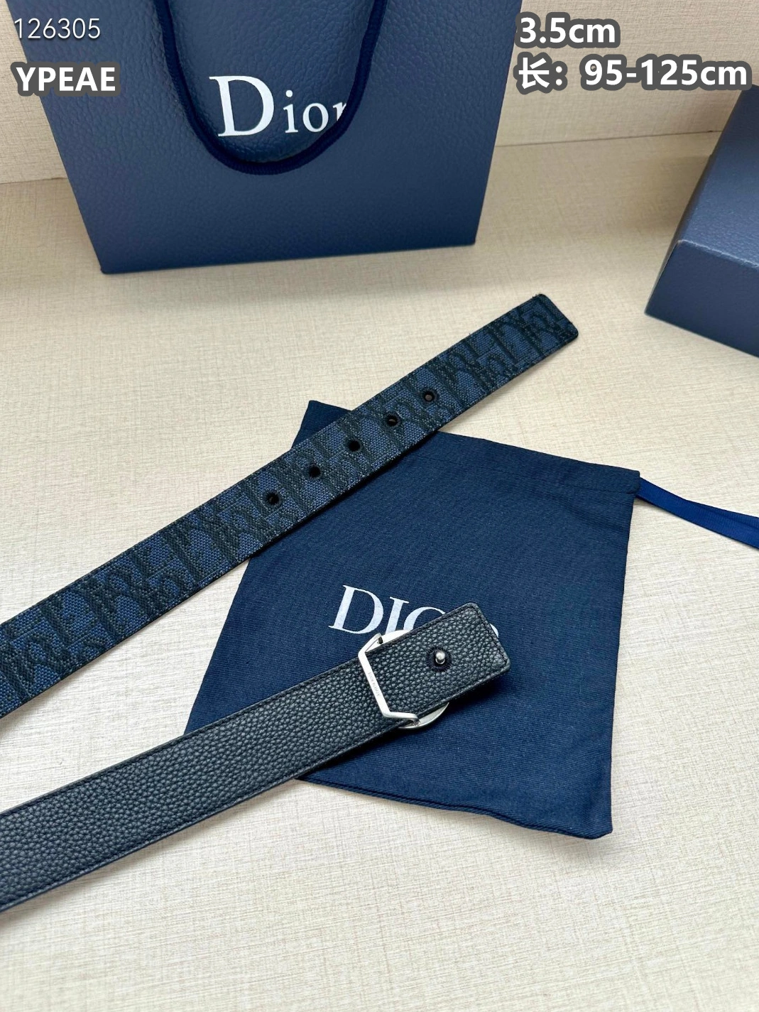 Christian Dior AAA Quality Belts For Men Bold 9047